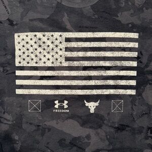 Under Armour Men's Dark Camouflage Flag Tee